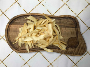 Горбуша стейк: Кальмар полукольца