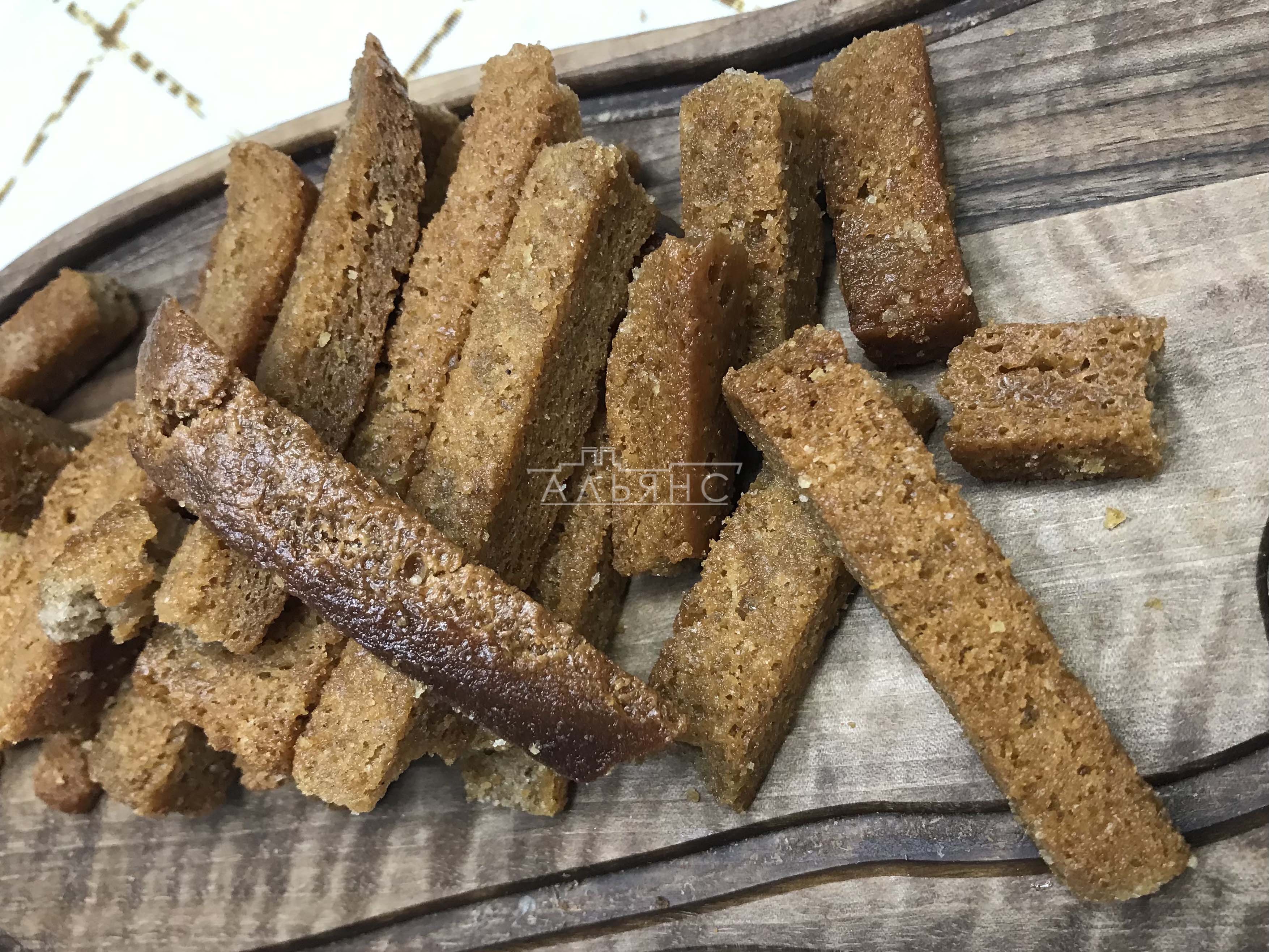 Деревенские гренки с чесноком в Долгопрудном