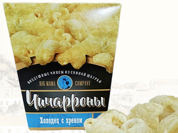 Чичарроны со вкусом холодца и хрена в Долгопрудном