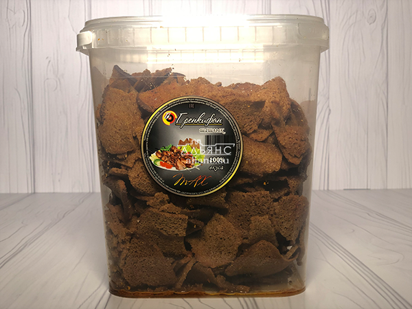 Ржаные гренки со вкусом шашлыка в Долгопрудном