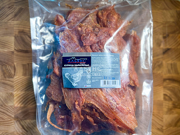 Мясо (АЛЬЯНС) вяленое курица 500гр "С халапеньо" в Долгопрудном