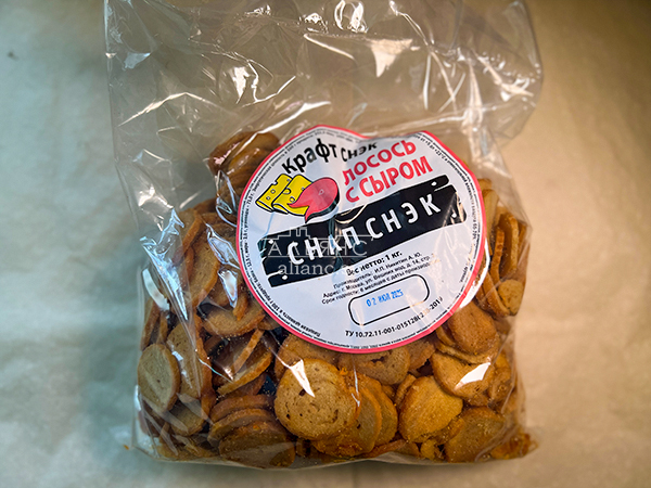 Снапсы ПШЕНИЧНЫЕ "Лосось с сыром" в Долгопрудном