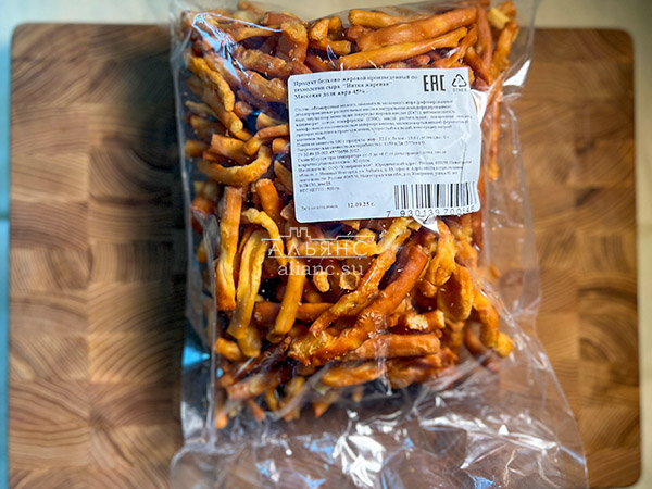 Нитка ЖАРЕНАЯ  Oktobersnack1 кг (сырный продукт) в Долгопрудном