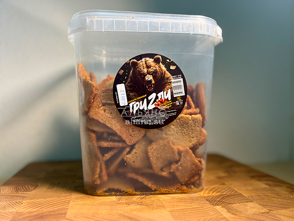 Ведро Ржаные гренки со вкусом Крылышки Барбекю (1 кг) в Долгопрудном