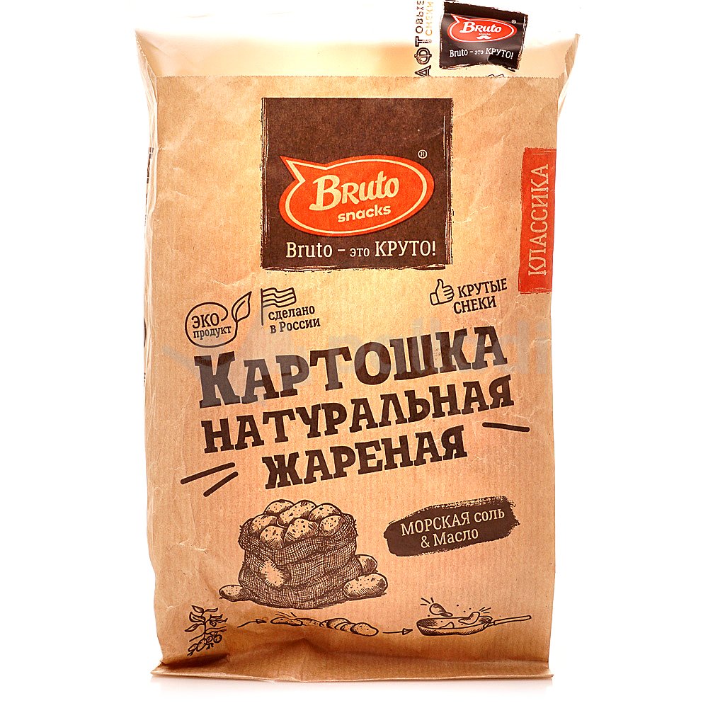 Картофель «Бруто» с солью 70 гр. в Долгопрудном
