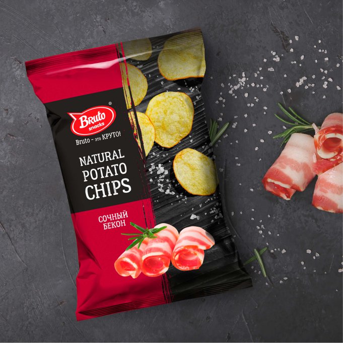 Картофель «Бруто» со вкусом бекона 70 гр. в Долгопрудном