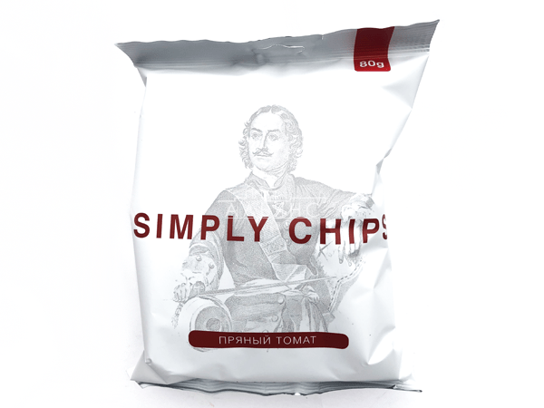 Картофельные чипсы "Simple chips" Пряный томат 80 гр. в Долгопрудном